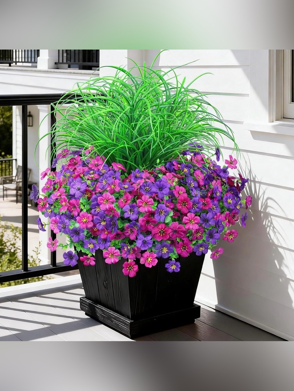 NIB Artificial Flowers for Outdoors UV Resistant - 2 sets